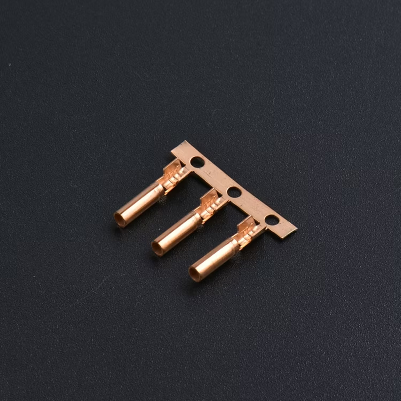 Progressive Die Stamping Copper Nickel Plated Terminal Connectors for Solar and Automotive Applications1